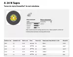KLINGSPOR TARCZA DO METALU  125mm x 2,5mm x 22,2mm  A24N Supra INOX