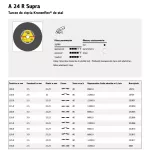 KLINGSPOR TARCZA DO METALU  230mm x 3,0mm x 22,2mm  A24R Supra