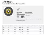 KLINGSPOR TARCZA DO SZLIFOWANIA METALU 125mm x 6,0mm x 22,2mm A46N Supra ALUM