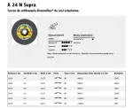 KLINGSPOR TARCZA DO SZLIFOWANIA METALU 125mm x 6,0mm x 22,2mmA24N SupraINOX