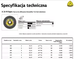 KLINGSPOR TARCZA DO SZLIFOWANIA METALU 180mm x 6,0mm x 22,2mm  A24N Supra