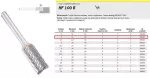 KLINGSPOR FREZ Z WĘG.SPIEKA.HF 100 B /3mm/483 WALEC FI=3x14mm, trzpień 3mm, TYP ZYAS