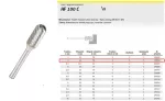 KLINGSPOR FREZ Z WĘG.SPIEKA.HF 100 C /3mm/654... WALEC-KULA FI=3,0x14mm,TRZ.3mm,TYP WRC