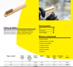 KLINGSPOR SZCZOTKA DO ŚWIEC ZAPŁONOWYCH BHZ600 DRUT MOSIĘŻNY