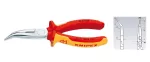 KNIPEX SZCZYPCE WYDŁUŻONE WYGIĘTE 1000V 160mm..