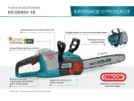 KS PIŁA ŁAŃCUCHOWA AKUMULATOROWA CS40V-16 40cm ...