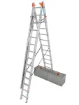 KRAUSE DRABINA TRIBILO 3x12 SZCZEBLI ADAPTACJA NA SCHODY + STABILIZATOR TRIGON