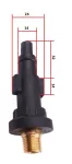 LAVOR.SZYBKOZŁĄCZKA G1/4-M 1/4 MOSIĄ.
