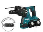 MAKITA MŁOT SDS+  18Vx2 DHR283T2JU 2,9J 2x5,0Ah BL + UCHWYT 13mm + MODUŁ AWS