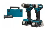 MAKITA ZESTAW COMBO 18V DLX2423AJ (DDF487+DTD157) 2x2,0Ah MAKPACK ...