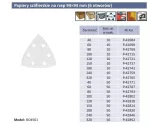 MAKITA PAPIER SZLIF.10szt.DO BO4561 K100 94x94x94mm, 6-OTWORÓW.
