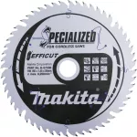 MAKITA PIŁA TARCZOWA  165x20x56z EFFICUT MDF/LAMINATY/DREWNO