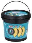MAKITA ŚCIERNICA LISTKOWA ZESTAW 15szt P40/P60/P80 WIADERKO