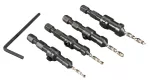 MAKITA ZEST.WIERT.DO DREWNA  4szt. Z POGŁĘBIACZEM  2,4/2,8/3,2/3,6mm