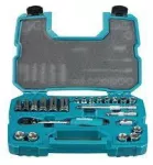 MAKITA ZESTAW NASADEK+KLUCZ 3/8"  Z GRZECH. 23szt.