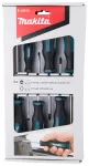 MAKITA ZESTAW WKRĘTAKÓW  6szt.  (SL4,0 x 100 / SL5,5 x 100 / SL6,5 x 125 / SL8 x 150 / PZ1 x 80 / PZ2 x 100)