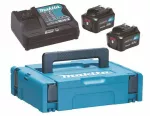 MAKITA ZESTAW ZASILAJĄCY 12V 2x4,0Ah (BL1041Bx2+DC10SB) MAKPAC