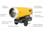MASTER NAGRZEWNICA OLEJOWA  B230 BEZ ODPROWADZENIA SPALIN 65KW