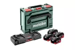 METABO AKUMULATOR 18V  5,5Ah LIHD 4szt. + ŁADOWARKA ASC 145 DUO METABOX