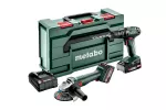 METABO ZESTAW COMBO 18V 2.4.4 (SB 18 + W 18 L 9-125) 1x4,0Ah +1x2,0Ah METABOX