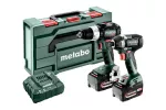 METABO ZESTAW COMBO 18V 2.8.4 (BS 18 LT BL + SSD 18 LT 200 BL) 2x5,2Ah METABOX