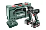 METABO ZESTAW COMBO 18V 2.9.3 (BS 18 LT BL + SSW 18 LT 300 BL) 2x5,2Ah METABOX