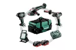 METABO ZESTAW COMBO 18V 4.3.2 (BS18LTX BL I +SSW18LTX400BL +WB18LT BL11-125Q +BSA18LED4000) 2x10Ah TORBA
