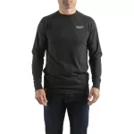 MILWAUKEE T-SHIRT Z DŁUGIM RĘKAWEM - CZARNY HTLSBL-L