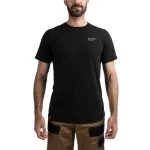 MILWAUKEE T-SHIRT Z KRÓTKIM RĘKAWEM - CZARNY HTSSBL-L