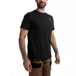 MILWAUKEE T-SHIRT Z KRÓTKIM RĘKAWEM - CZARNY HTSSBL-XXL