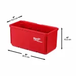 MILWAUKEE PACKOUT POJEMNIK 10cm x 20cm /2szt.
