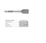 MILWAUKEE DŁUTO HEX-28 80x400mm PŁASKIE