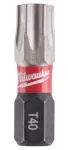 MILWAUKEE KOŃCÓWKA T40 x 25mm /3szt. ShW UDAROWA TX BO