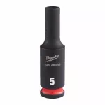 MILWAUKEE NASADKA UDAROWA  1/4"  5mm ... DŁUGA SHOCKWAVE