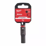 MILWAUKEE NASADKA UDAROWA  1/4"  8mm ... DŁUGA SHOCKWAVE