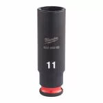 MILWAUKEE NASADKA UDAROWA  1/4" 11mm  DŁUGA SHOCKWAVE