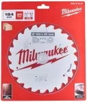 MILWAUKEE PIŁA TARCZOWA 184x30x1,6x24z DREWNO - SZYBKIE CIĘCIE CSB P W