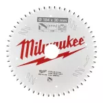 MILWAUKEE PIŁA TARCZOWA 184x30x2,4x54z ALUMINIUM CSB P W