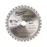 MILWAUKEE PIŁA TARCZOWA METAL 150x20x34z