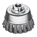 MILWAUKEE SZCZOTKA DRUCIANA GARNKOWA M14 65x18 STALOWA WIĄZANA 0.5-1szt.
