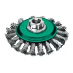 MILWAUKEE SZCZOTKA DRUCIANA STOŻKOWA M14 115x12 STAL NIERDZEWNA WIĄZANA 0.5-1szt.