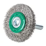 MILWAUKEE SZCZOTKA DRUCIANA TARCZOWA TRZPIENIOWA S6 50x11 STAL NIERDZEWNA KARBOWANA 0.3-3szt.
