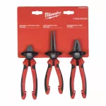 MILWAUKEE SZCZYPCE ZESTAW 3szt. (UNIWERSALNE 180mm, BOCZNE 160mm, DŁUGIE 205mm)
