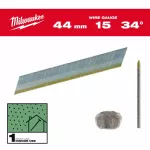 MILWAUKEE SZTYFTY WYKOŃCZENIOWE, 15G, GŁOWA TYPU D 44mm GALWANIZOWANE DO M18 CN15GA /2500szt.