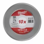 MILWAUKEE TARCZA M. 125x1mm PRO+ (10)...