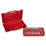 MILWAUKEE ZESTAW NASADEK 50 szt. 1/4" Z GRZECHOTKĄ - METRYCZNE I CALOWE