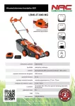NAC KOSIARKA AKU.INDUKCYJNA 40V/4Ah 37cm LB40-37-B40-NG