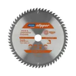 NORTON PIŁA TARCZOWA 260mm x 30mm x 60z DREWNO I KOMPOZYTY ATB Neg (2,6 / 1,8)