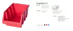 PATROL ERGOBOX 3 CZERWONY 170 x 240 x 126