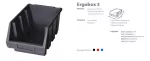 PATROL ERGOBOX 3 CZERWONY 170 x 240 x 126